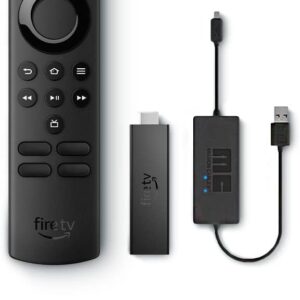 Amazon Fire TV Stick Lite Essentials Bundle with USB Power Cable