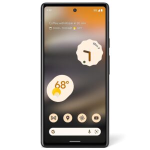 TracFone Google Pixel 6a 5G, 128GB, Black – Prepaid Smartphone(Locked)
