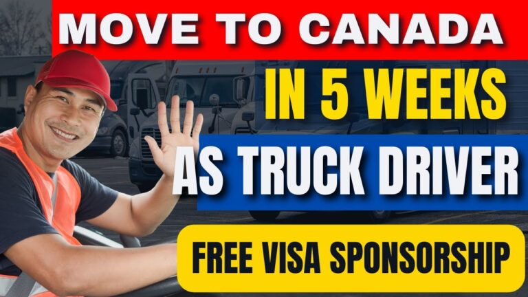 Truck Driving Jobs In Canada With Free Visa Sponsorship In 2023 ( Truck drivers Needed in Canada)