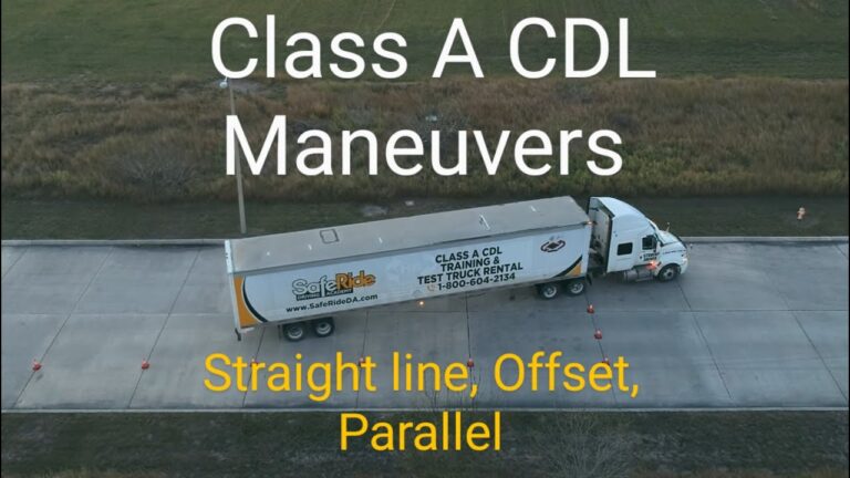 Class A CDL Maneuvers