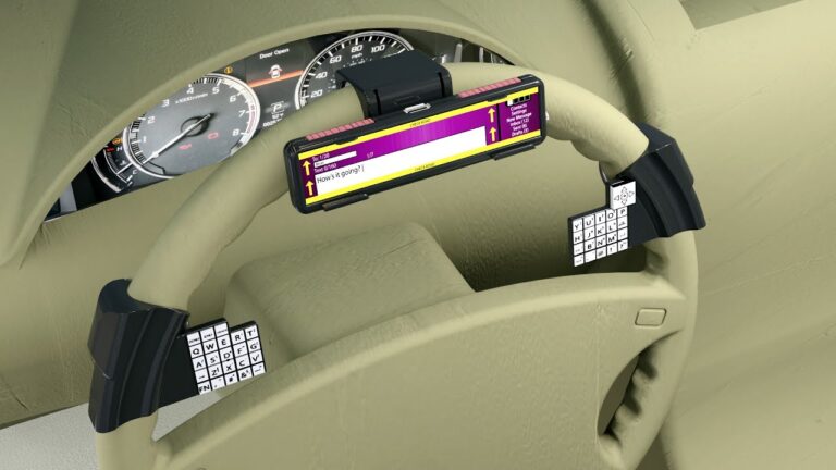 Help fund new smartphone accessory for car with safer texting and gps and get discount