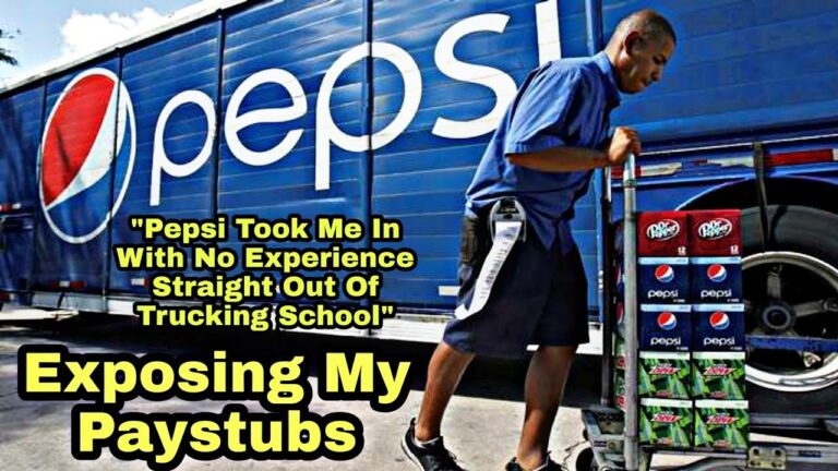 How Much Do Pepsi Truck Drivers Make A Year | TheAsianMaiShow