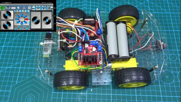 How To Make Smartphone Control Bluetooth Car | School and College project