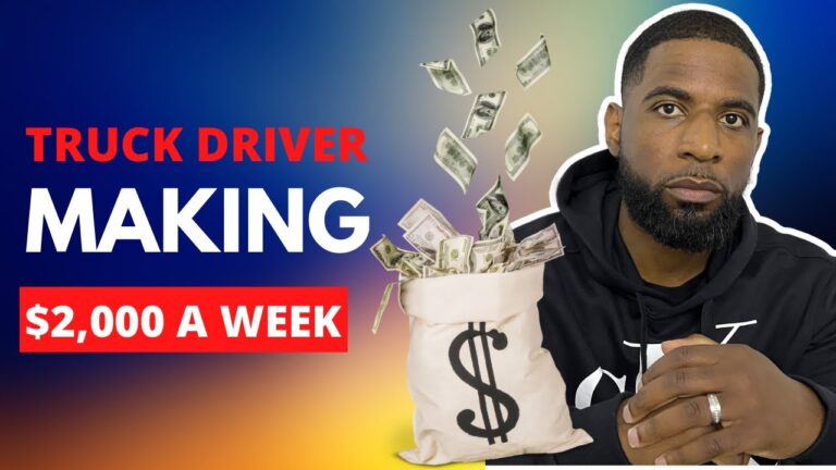 Is ,000 a week good pay for a company truck driver? 🤔#trucking #truckdriver #pay