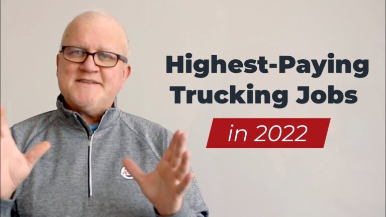 Top Paying Trucking Jobs in 2022 (That aren’t ice road trucking)