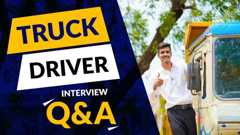 Truck Driver Interview Questions and Answers | EZJobs|