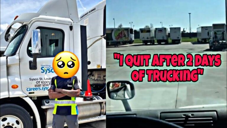 Truck Driver Quits After 2 Days Of Local Trucking & Thousands Of Truckers Hate On Him 😵