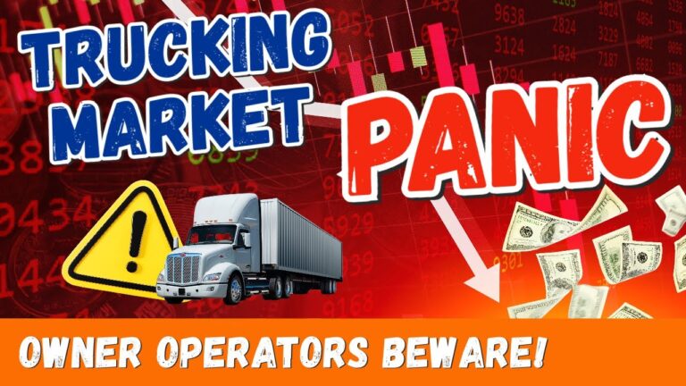 Trucking Market PANIC Increases Rapidly for Owner Operators due to “Great Purge” Concerns