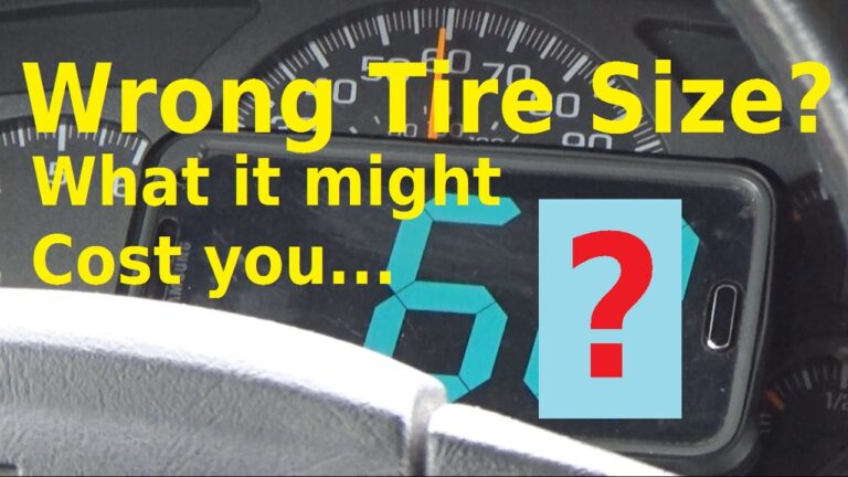 Wrong Tire Size – What Does it Mean? – Automotive Education