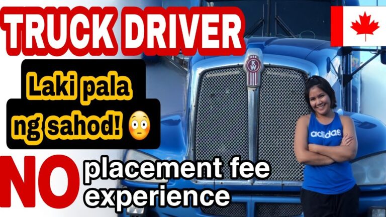 NOW HIRING TRUCK DRIVER SA CANADA | AGENCY | DIRECT HIRE