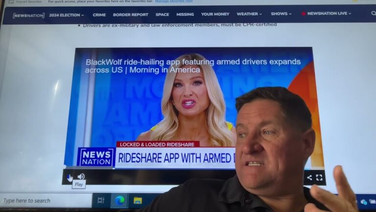 BlackWolf ride-hailing app featuring armed drivers expands across USA.