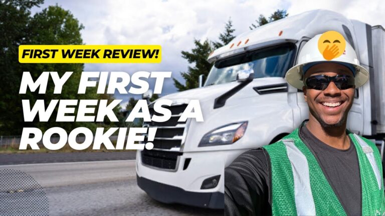 My First Week As A Rookie Truck Driver!🚛 (First Week Recap)