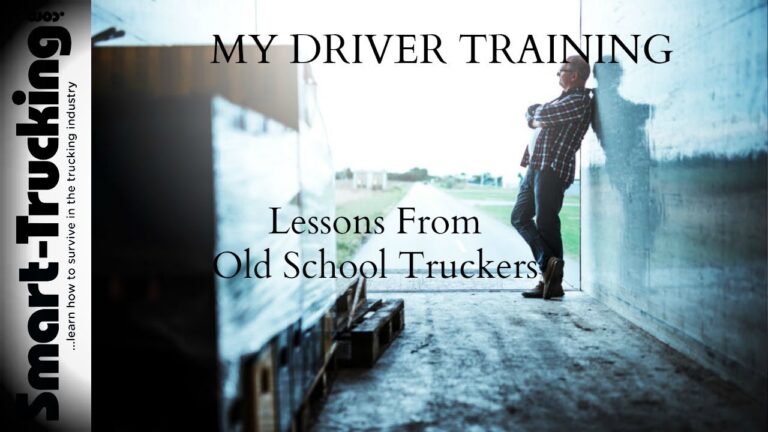 My Truck Driver Training From Old School Truckers