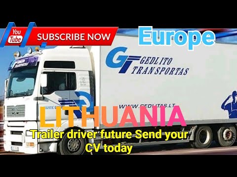 truck driver jobs in Lithuania 🇱🇹