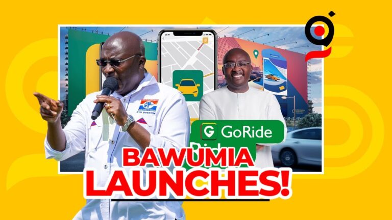 Bawumia Launches Ghana's OWN Ride Hailing App-GoRide!