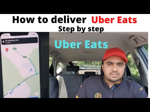 How to deliver Uber Eats STEP BY STEP Tutorial 2021  | My First day For Uber eats |My first Delivery