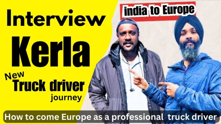 New mallu truck driver journey to reached Europe / kaise aya Europe kerala driver