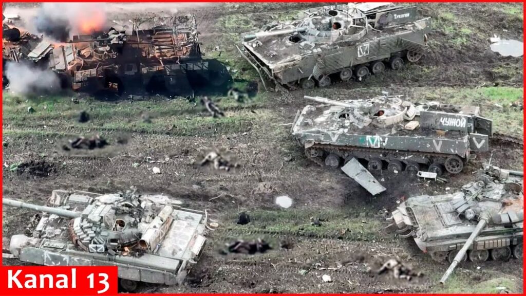 “Again column, again Ukrainian drones” – Ukraine destroyed dozens of Russian equipment and soldiers