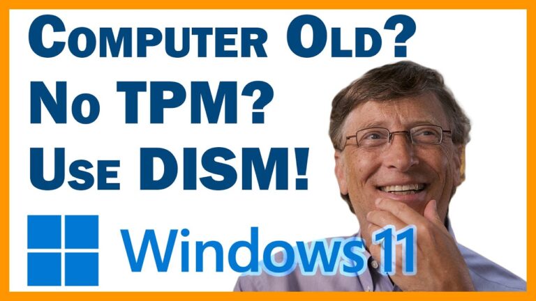 Install Windows 11 on Old Computers with No TPM 2.0 or Secure Boot using Microsoft's DISM Tool!