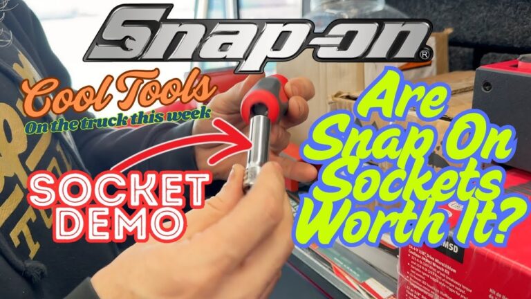 Snap On Socket Demo And Cool Tools On The Truck