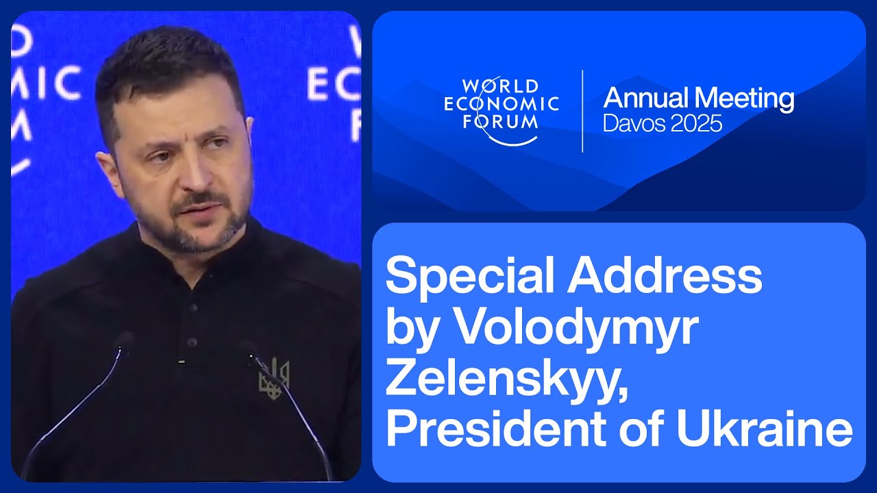 Special Address by Volodymyr Zelenskyy, President of Ukraine | Davos 2025