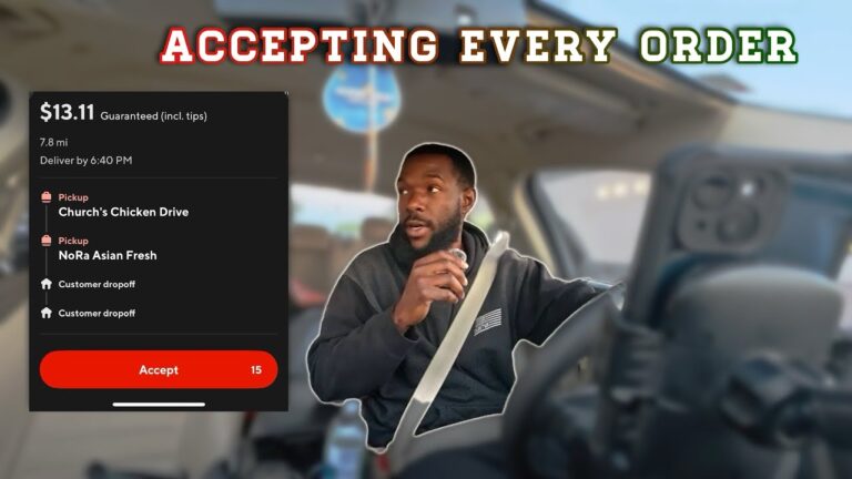 Accepting all DoorDash orders even the ugly orders!! It’s for platinum 🫡 in my slow market