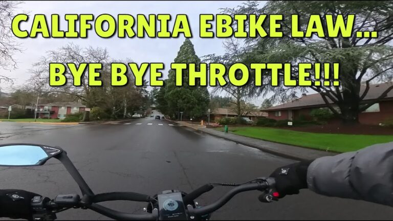 California Ebike Law 2025… Bye Bye Throttle! #ebike #california #law #electricbike