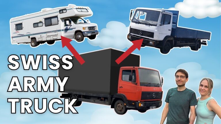 Designing The ULTIMATE Modular Truck | Camper + Flatbed + Workshop + MORE