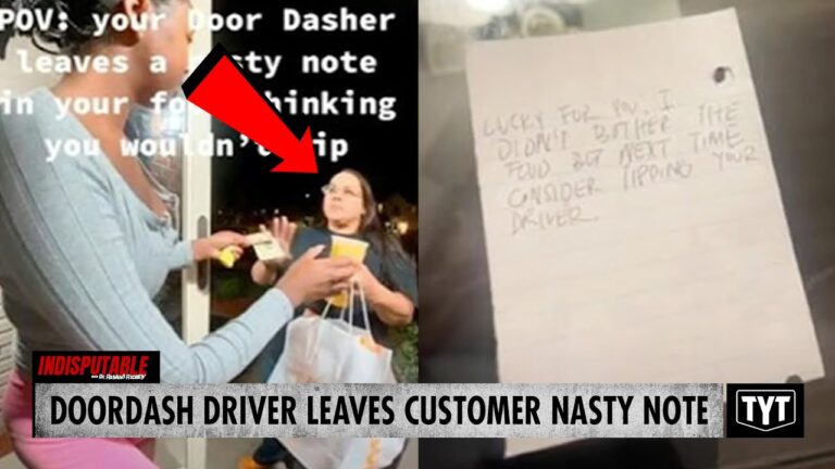 DoorDash Driver Writes NASTY Note To Customer For Not Tipping Before Delivery, Rejects Cash