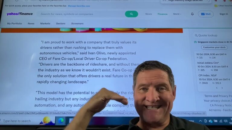 Drivers Owned Ride-hailing FARE Co-op launches in California ahead of ROBOTAXI Era.