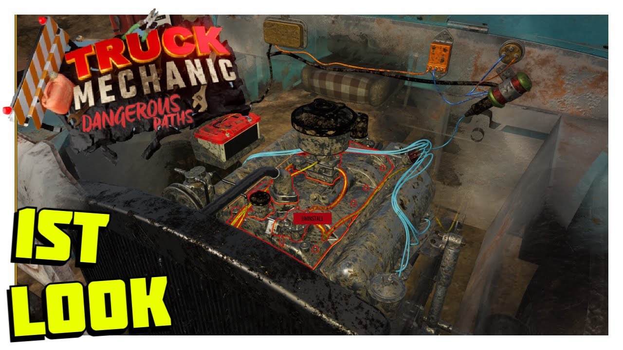 Found a Pretty Detailed Mechanic Game on NEXT FEST – Truck Mechanic Dangerous Paths DEMO