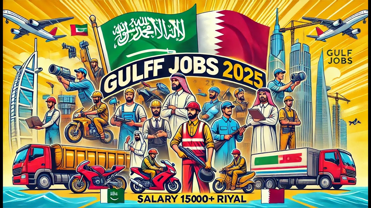 Gulf Jobs 2025 for Pakistanis | Truck Driver, Cleaner, Kitchen Worker Gulf Jobs 2025 for Pakistanis | Truck Driver, Cleaner, Kitchen Worker