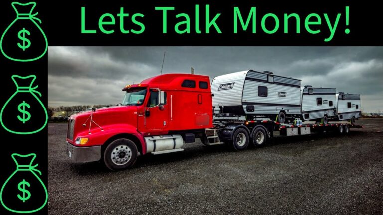 How Much Money Did I Make Doing Multi Haul? – RV Transport Episode 20