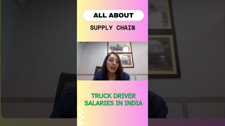 How much do truck drivers earn in India?  #logistics #driver  #supplychain