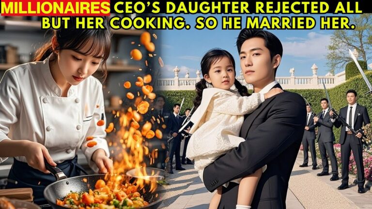Millionaire CEO’s daughter rejects the food cooked by all except cooked by this girl!CEO married her