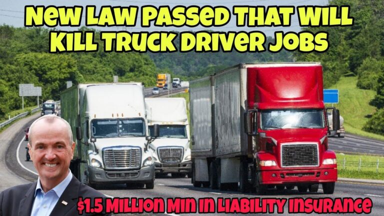 New Law Passed That Will Destroy Truck Driver Jobs 😵 Owner Ops Can’t Survive .5M Min In Insurance