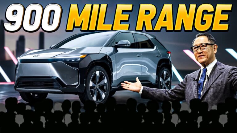 TOYOTA'S NEW EV WITH 900 Mile Range SHOCKS the Entire Car Industry!