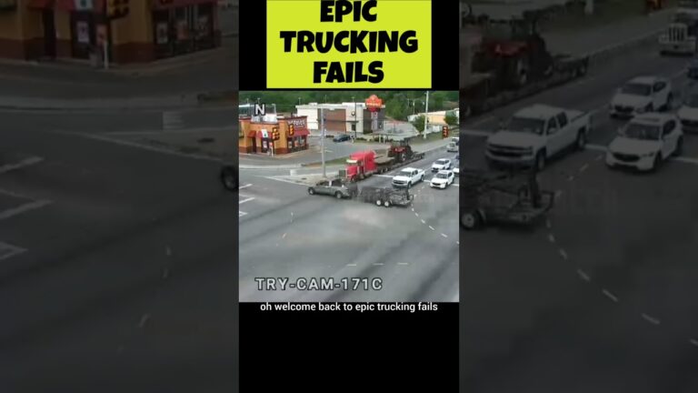 TRUCKIN’#derderder #truckdrivers #epictruckingfails #trucker #truckdriving #automobile #truckdriving