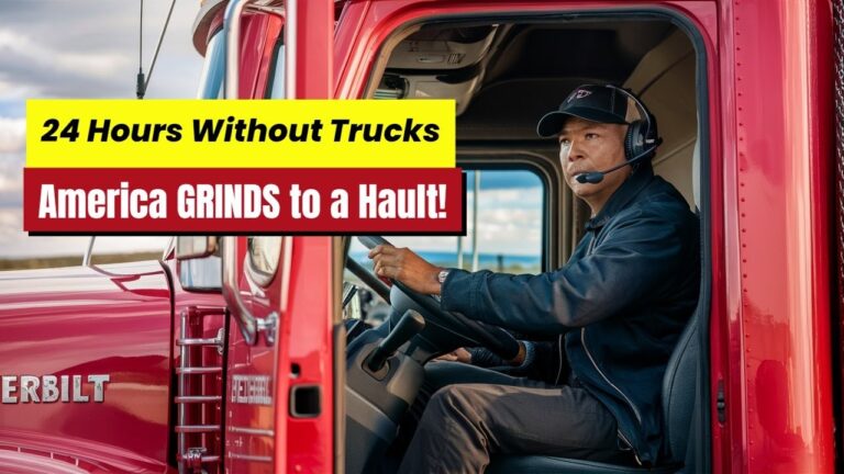 24 Hours Without Trucks America GRINDS to a Hault!