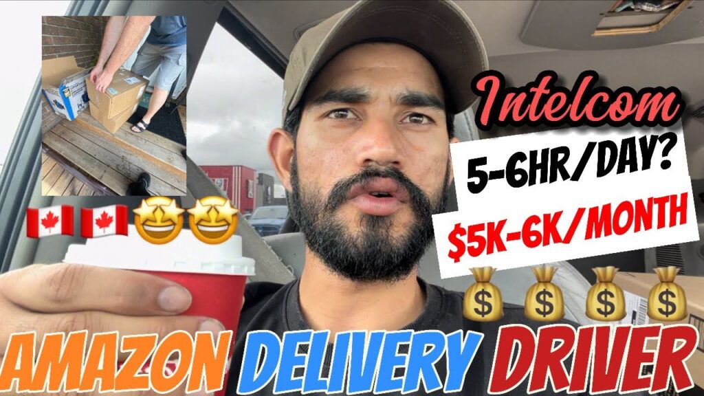 🇨🇦 Delivery Driver jobs in Canada || Parcel delivery job || Intelcom Delivery driver job || Earnings