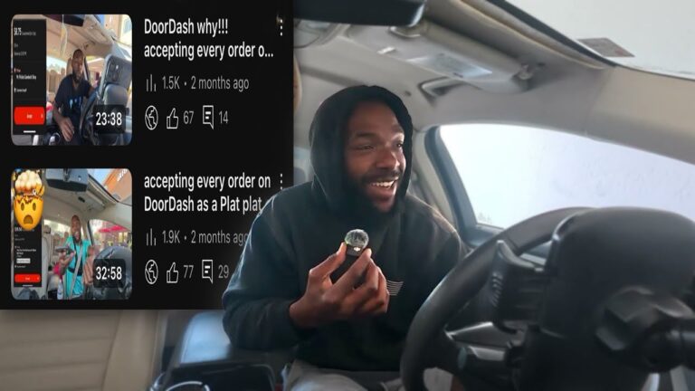 DoorDash driver explains why Youtube is on easy mode once you can learn how to do this…