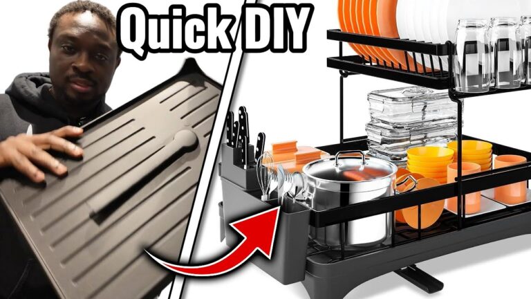 Easy DIY | Installing one of Amazon's best selling dish drying racks