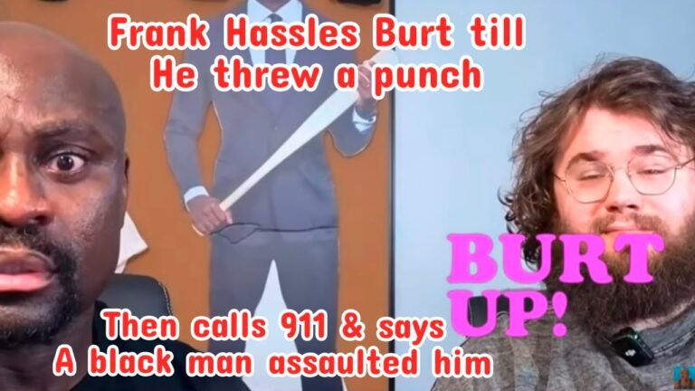 Frank Hassles Burt & calls the cops on him after Burt hits him (skit)