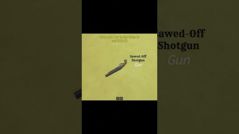 Sawed-Off Shotgun Dead Rails Sawed-Off Shotgun Dead Rails