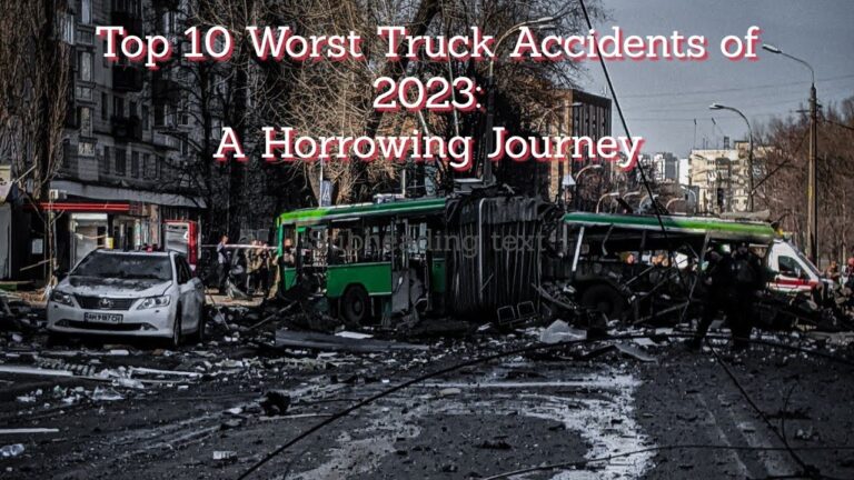 Top 10 Worst Truck Accidents of 2023: A Harrowing Journey Top 10 Worst Truck Accidents of 2023: A Harrowing Journey
