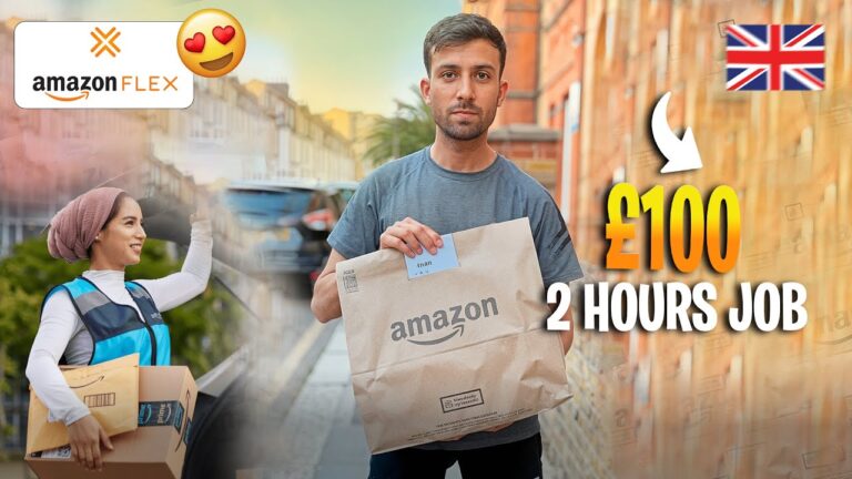 Amazon Flex Job UK 🇬🇧 | £100 in 2 Hours? Real Driver Vlog & Earnings