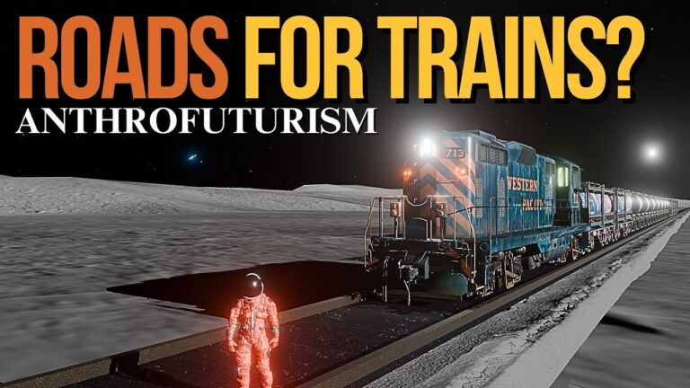 Constructing A Road For Trains Around The Entire Moon