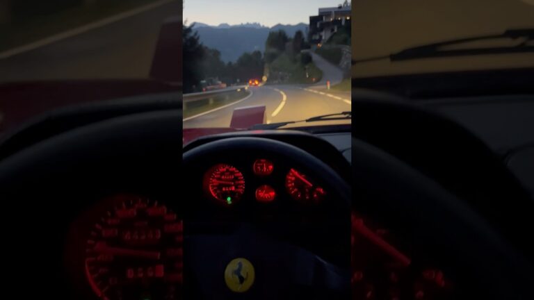 Dream dusk drive in a Ferrari #ferrari #ferrari328 #ferrariclub #ferrariclassic #carshorts