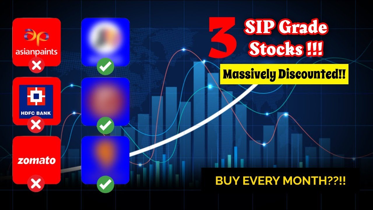 In This Falling Market SIP In These 3 Stocks Every Month