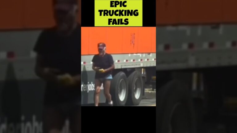 JUST WRONG  #derderder#truckdrivers#epictruckingfails#automobile#trucker#truckdriving#schneider